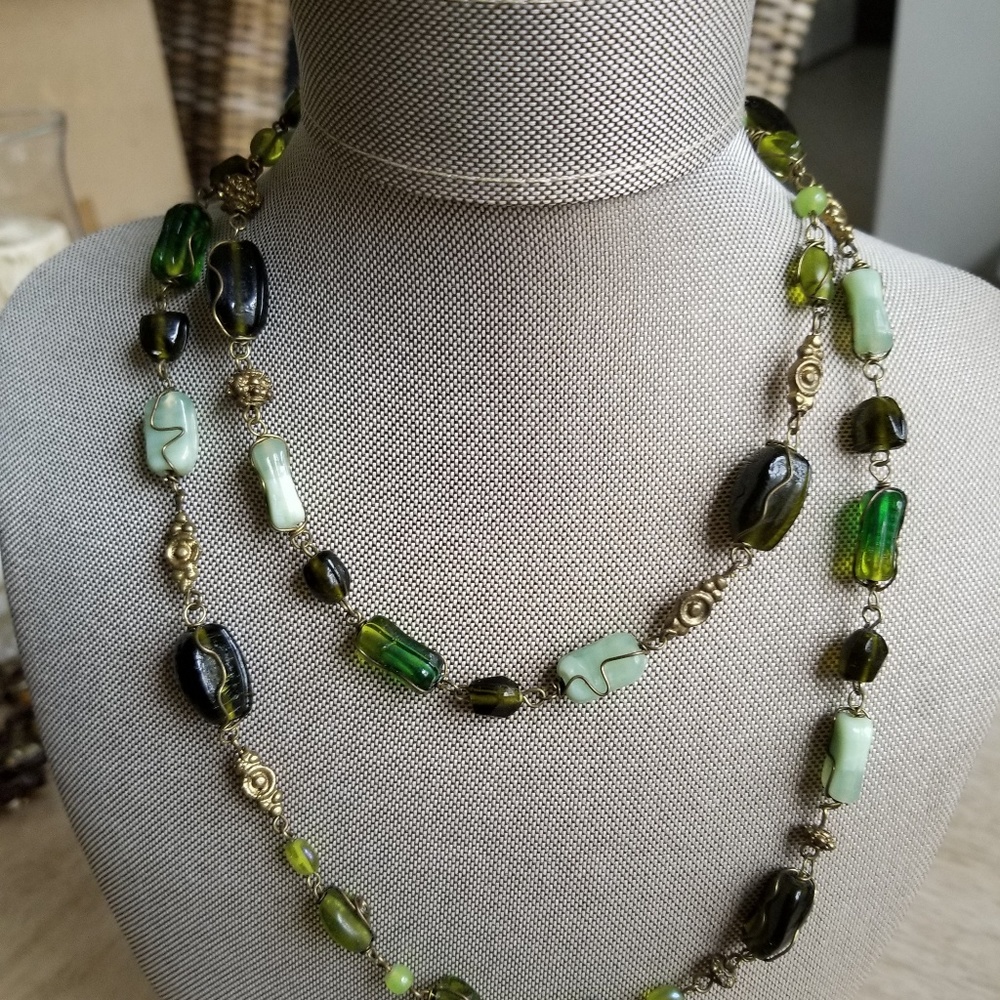 Green Stone Necklace